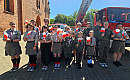 Mieszkańcy Braniewa zgromadzili się wokół biało-czerwonej w Dzień Flagi